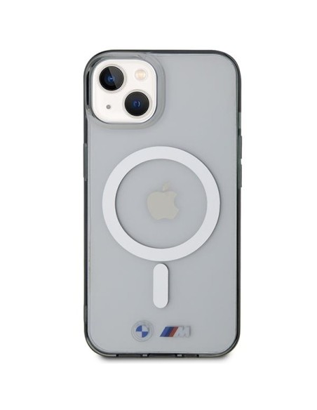 BMW Silver Ring MagSafe dėklas iPhone 14 - skaidrus BMW Silver Ring MagSafe dėklas iPhone 14 - skaidrus