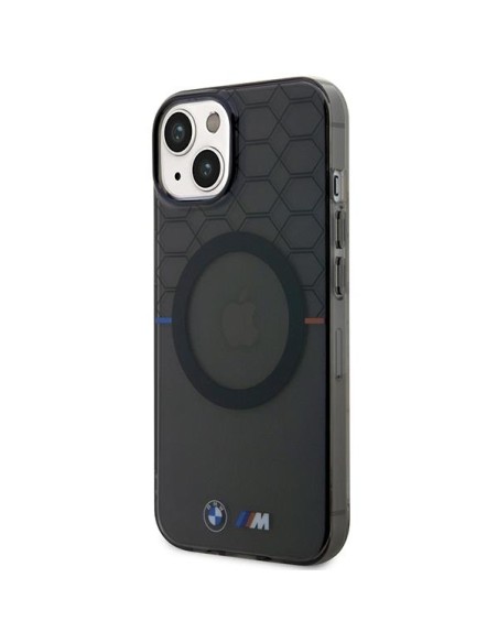 BMW Pattern MagSafe dėklas iPhone 14 - pilkas BMW Pattern MagSafe dėklas iPhone 14 - pilkas