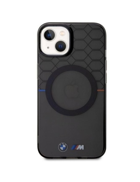 BMW Pattern MagSafe dėklas iPhone 14 - pilkas BMW Pattern MagSafe dėklas iPhone 14 - pilkas