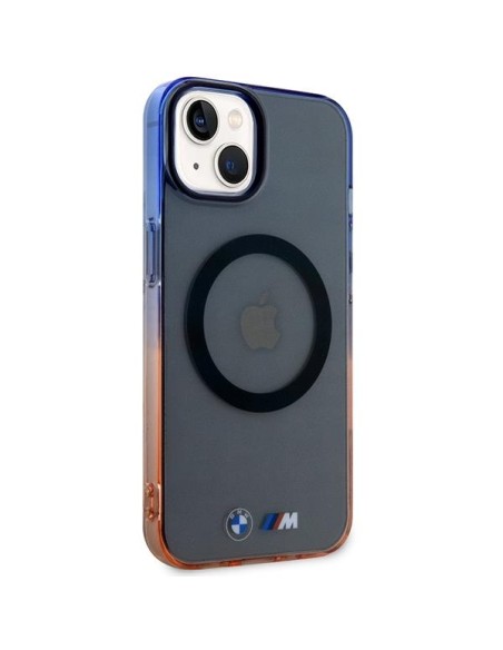 BMW Gradient Bumper MagSafe dėklas iPhone 14 - pilkas BMW Gradient Bumper MagSafe dėklas iPhone 14 - pilkas