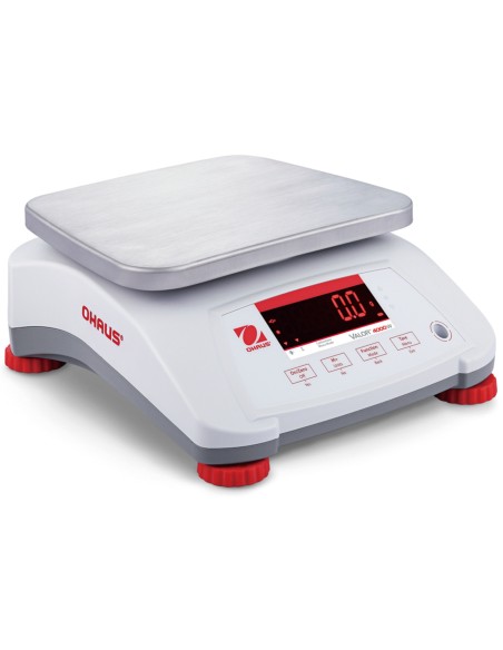 VALOR 4000 svarstyklės su legalizavimu virtuvės gastronomija vandeniui IP68 LED 1,5Kg / 0,5g - OHAUS V41PWE1501T-M