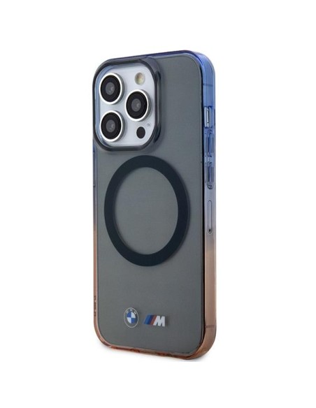 BMW Gradient Bumper MagSafe dėklas iPhone 14 Pro Max - pilkas BMW Gradient Bumper MagSafe dėklas iPhone 14 Pro Max - pilkas