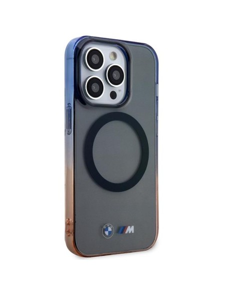 BMW Gradient Bumper MagSafe dėklas iPhone 14 Pro Max - pilkas BMW Gradient Bumper MagSafe dėklas iPhone 14 Pro Max - pilkas