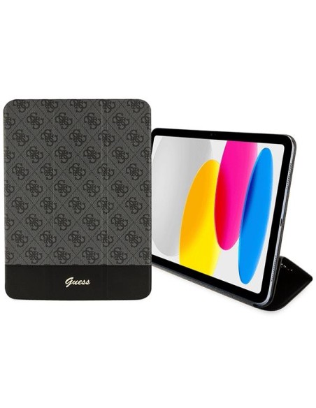 Guess 4G Stripe Allover dėklas iPad 10,9" - juodas Guess 4G Stripe Allover dėklas iPad 10,9" - juodas