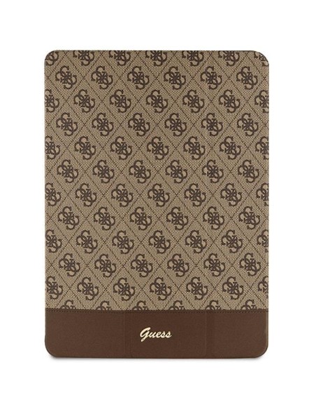 Guess 4G Stripe Allover dėklas iPad Pro 12,9" - rudas Guess 4G Stripe Allover dėklas iPad Pro 12,9" - rudas