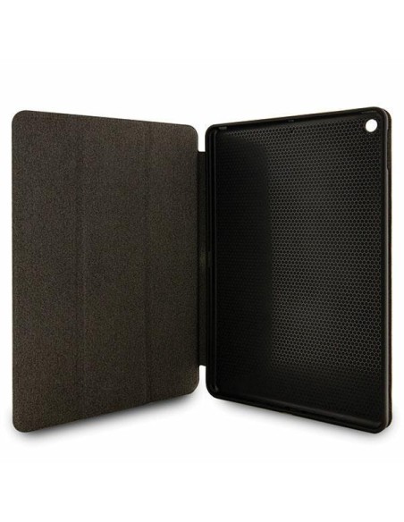Karl Lagerfeld Saffiano Monogram Choupette dėklas iPad 10,2" - juodas Karl Lagerfeld Saffiano Monogram Choupette dėklas iPad 10,2" - juodas