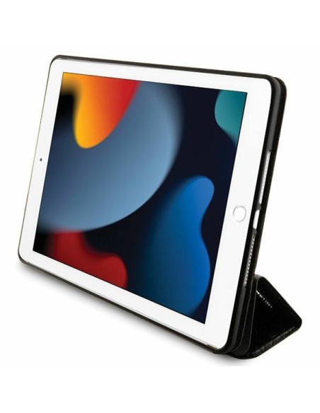 Karl Lagerfeld Saffiano Monogram Choupette dėklas iPad 10,2" - juodas Karl Lagerfeld Saffiano Monogram Choupette dėklas iPad 10,2" - juodas