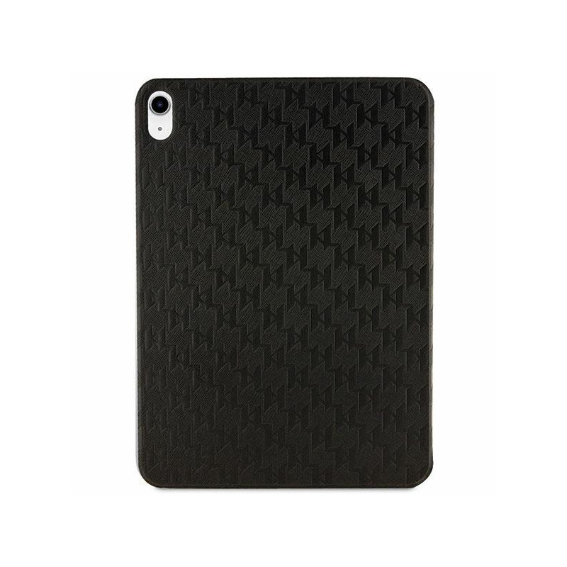 Karl Lagerfeld Saffiano Monogram Choupette dėklas iPad 10,9" - juodas