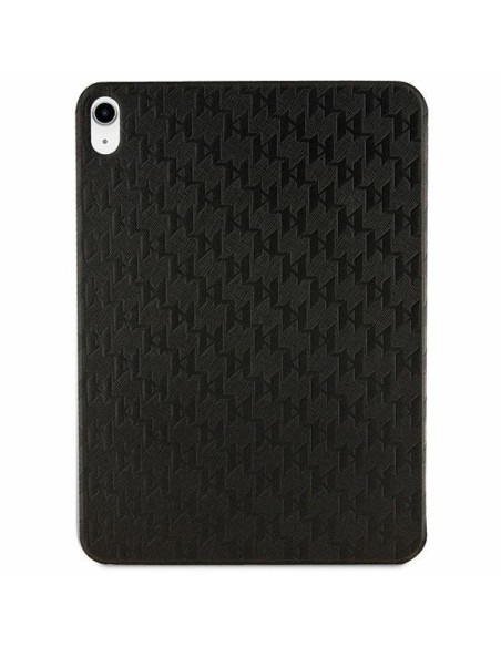 Karl Lagerfeld Saffiano Monogram Choupette dėklas iPad 10,9" - juodas