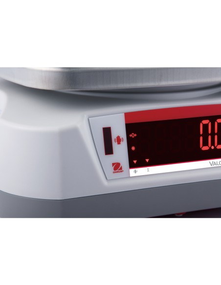 VALOR 4000 svarstyklės su legalizavimu virtuvės gastronomija vandeniui IP68 LED 1,5Kg / 0,5g - OHAUS V41PWE1501T-M
