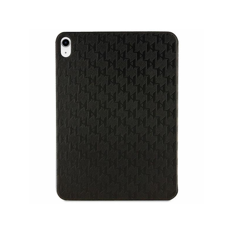 Karl Lagerfeld Saffiano Monogram Ikonik dėklas iPad 10,9" - juodas
