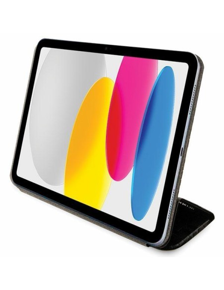 Karl Lagerfeld Saffiano Monogram Ikonik dėklas iPad 10,9" - juodas Karl Lagerfeld Saffiano Monogram Ikonik dėklas iPad 10,9" - juodas