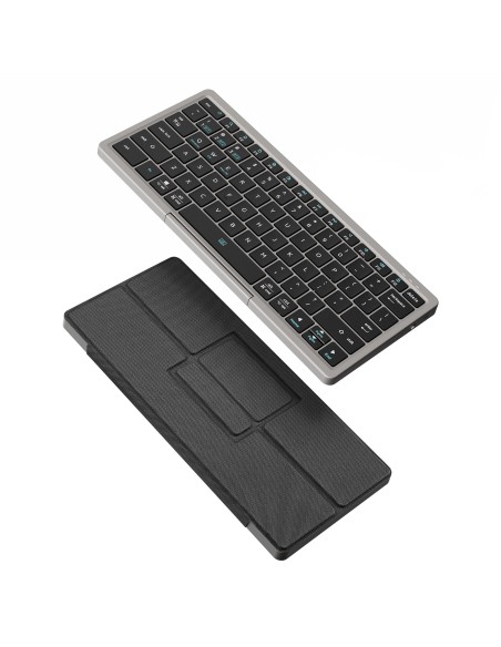 Dux Ducis OK Series Bluetooth belaidė klaviatūra su jutikliniu skydeliu – juoda Dux Ducis OK Series Bluetooth belaidė klaviatūra su jutikliniu skydeliu – juoda