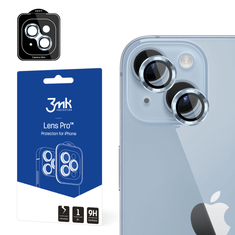 3mk Lens Protection Pro fotoaparato dangtelis iPhone 14 - mėlynas