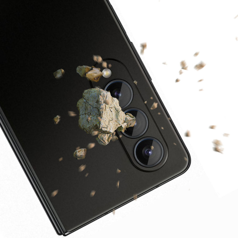 3mk Lens Protection Pro fotoaparato dangtelis, skirtas Samsung Galaxy Z Fold 4 – juodas