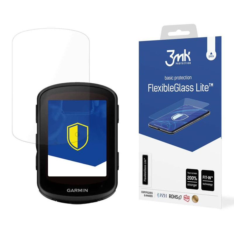 3mk FlexibleGlass Lite™ hibridinis stiklas, skirtas Garmin Edge 840