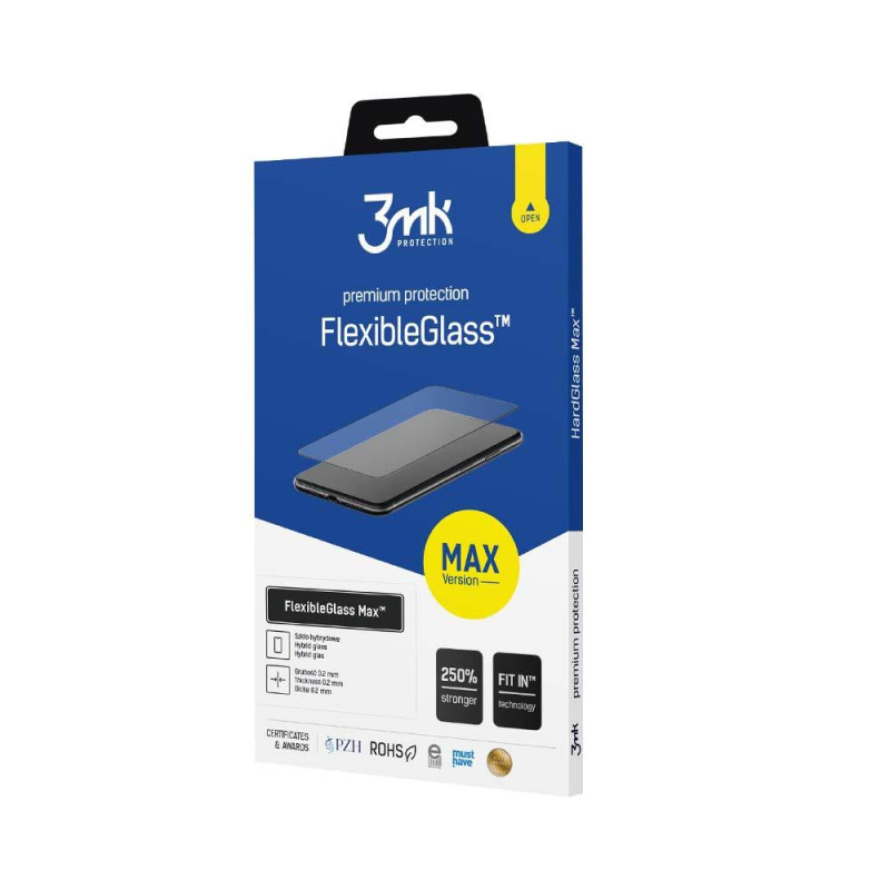 3mk FlexibleGlass Max™ hibridinis stiklas, skirtas Samsung Galaxy M54 3mk FlexibleGlass Max™ hibridinis stiklas, skirtas Samsung Galaxy M54