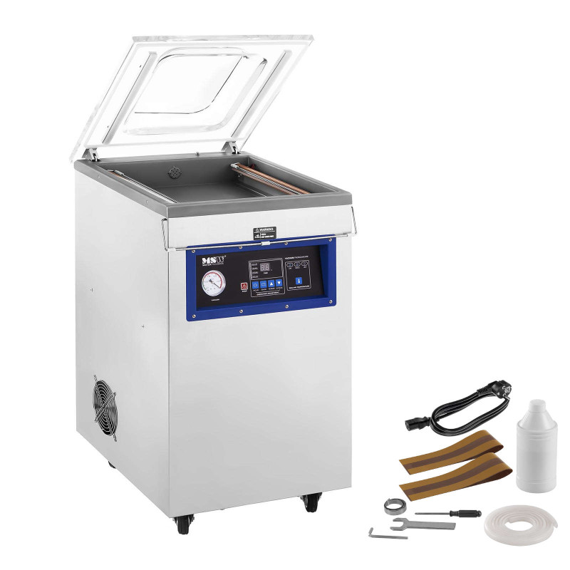 Pakavimo mašinos kameros vakuuminis sandariklis maisto maišeliams 40cm laisvai stovintis 900W MSW VPM-900G