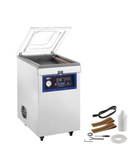 Pakavimo mašinos kameros vakuuminis sandariklis maisto maišeliams 40cm laisvai stovintis 900W MSW VPM-900G Pakavimo mašinos kameros vakuuminis sandariklis maisto maišeliams 40cm laisvai stovintis 900W MSW VPM-900G
