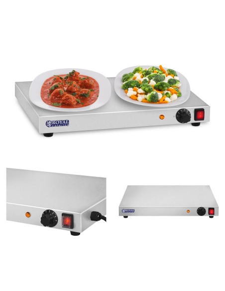 Elektrinis plokštelinis šildymo padėklo stalo šildytuvas 250W Royal Catering