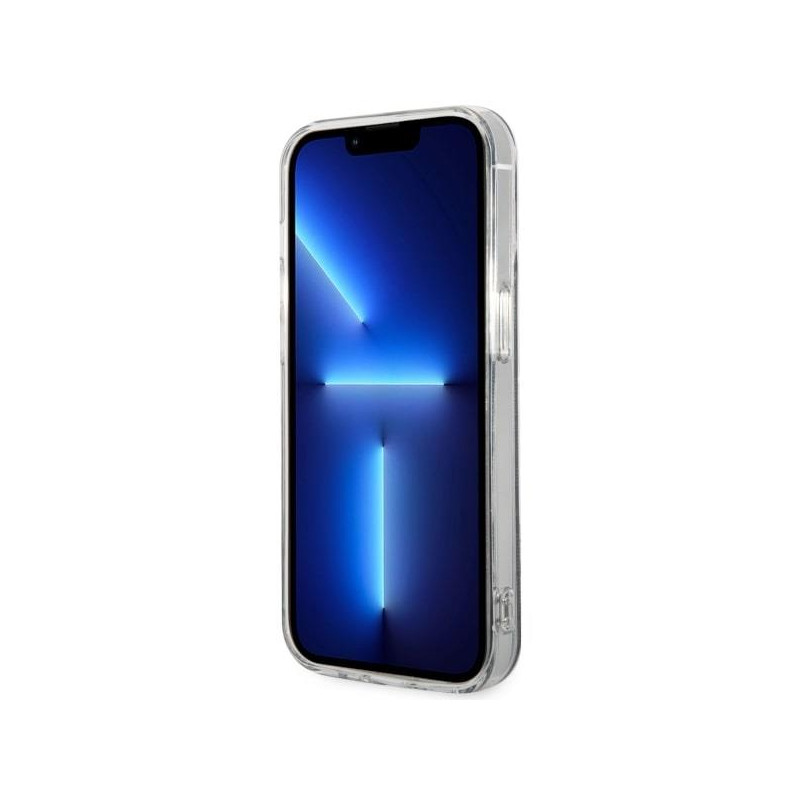 Guess 4G MagSafe dėklas iPhone 14 Pro - juodas