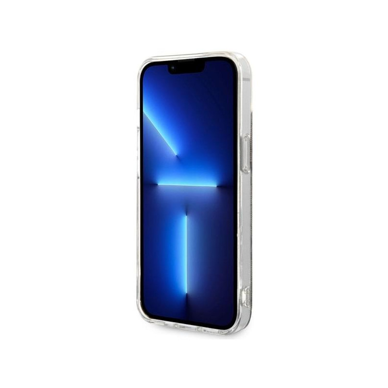 Guess 4G MagSafe dėklas iPhone 14 Plus - rudas