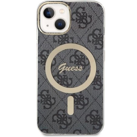 Guess 4G MagSafe dėklas iPhone 14 - juodas Guess 4G MagSafe dėklas iPhone 14 - juodas