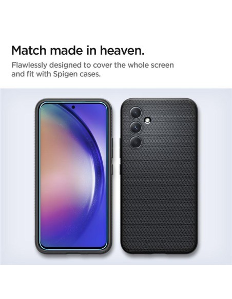 Spigen ALM Glas.tR grūdintas stiklas Samsung Galaxy A54 5G - 2 vnt. Spigen ALM Glas.tR grūdintas stiklas Samsung Galaxy A54 5G - 2 vnt.