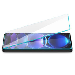 Spigen Glas.tR Plonas grūdintas stiklas, skirtas Xiaomi Redmi Note 12 Pro 5G / 12 Pro+ 5G / Poco X5 Pro 5G - 2 vnt.
