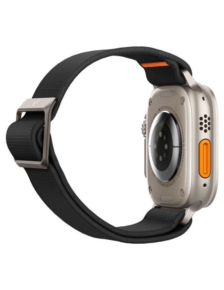 „Spigen Fit Lite Ultra“ dirželis, skirtas Apple Watch 4/ 5/ 6/ 7/ 8/ 9/ SE/ Ultra (42/ 44/ 45/ 49 mm) – juodas „Spigen Fit Lite Ultra“ dirželis, skirtas Apple Watch 4/ 5/ 6/ 7/ 8/ 9/ SE/ Ultra (42/ 44/ 45/ 49 mm) – juodas