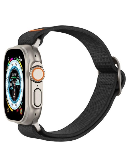 „Spigen Fit Lite Ultra“ dirželis, skirtas Apple Watch 4/ 5/ 6/ 7/ 8/ 9/ SE/ Ultra (42/ 44/ 45/ 49 mm) – juodas „Spigen Fit Lite Ultra“ dirželis, skirtas Apple Watch 4/ 5/ 6/ 7/ 8/ 9/ SE/ Ultra (42/ 44/ 45/ 49 mm) – juodas