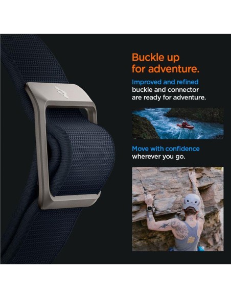 „Spigen Fit Lite Ultra“ dirželis, skirtas Apple Watch 4/ 5/ 6/ 7/ 8/ 9/ SE/ Ultra (42/ 44/ 45/ 49 mm) – tamsiai mėlynas „Spigen Fit Lite Ultra“ dirželis, skirtas Apple Watch 4/ 5/ 6/ 7/ 8/ 9/ SE/ Ultra (42/ 44/ 45/ 49 mm) – tamsiai mėlynas