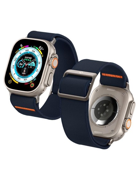 „Spigen Fit Lite Ultra“ dirželis, skirtas Apple Watch 4/ 5/ 6/ 7/ 8/ 9/ SE/ Ultra (42/ 44/ 45/ 49 mm) – tamsiai mėlynas „Spigen Fit Lite Ultra“ dirželis, skirtas Apple Watch 4/ 5/ 6/ 7/ 8/ 9/ SE/ Ultra (42/ 44/ 45/ 49 mm) – tamsiai mėlynas