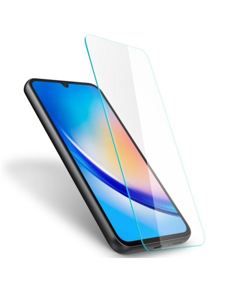 Spigen Glas.tR Plonas grūdintas stiklas Samsung Galaxy A34 5G - 2 vnt. Spigen Glas.tR Plonas grūdintas stiklas Samsung Galaxy A34 5G - 2 vnt.