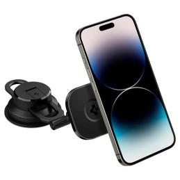 Spigen OneTap ITS35-3 magnetinis laikiklis su MagSafe kabinai ir automobilio langui - juodas