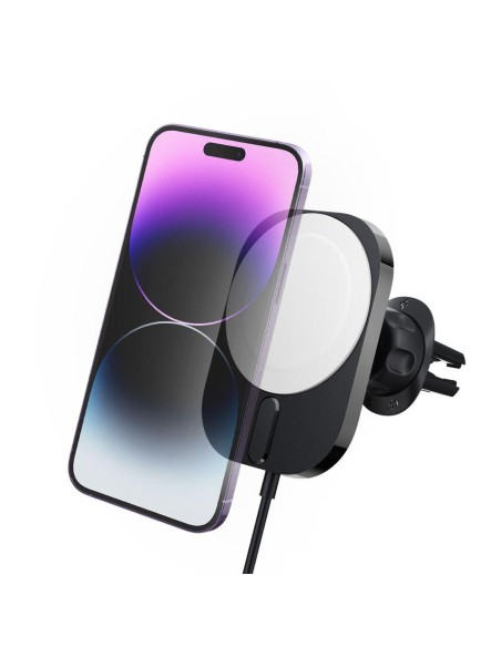 Spigen OneTap Pro 3 ITM12W laikiklis su MagSafe įkrovikliu automobilio orlaidei - juodas Spigen OneTap Pro 3 ITM12W laikiklis su MagSafe įkrovikliu automobilio orlaidei - juodas