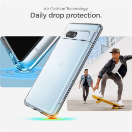 Spigen Ultra Hybrid dėklas, skirtas Google Pixel 7A – skaidrus