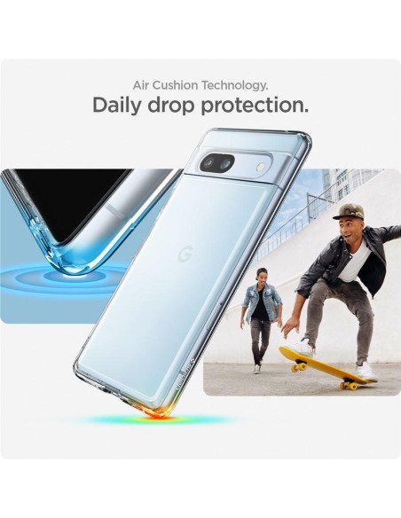Spigen Ultra Hybrid dėklas, skirtas Google Pixel 7A – skaidrus Spigen Ultra Hybrid dėklas, skirtas Google Pixel 7A – skaidrus