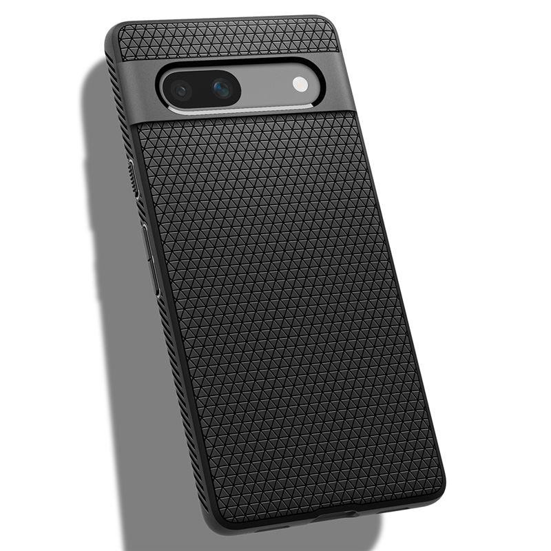 Spigen Liquid Air dėklas, skirtas Google Pixel 7A – matinė juoda