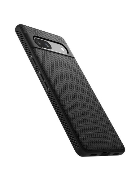 Spigen Liquid Air dėklas, skirtas Google Pixel 7A – matinė juoda Spigen Liquid Air dėklas, skirtas Google Pixel 7A – matinė juoda
