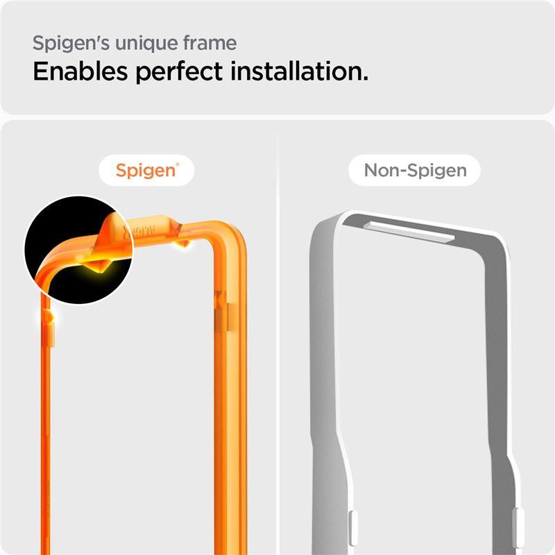 Spigen ALM Glas.tR grūdintas stiklas, skirtas Google Pixel 7A - 2 vnt.