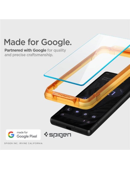 Spigen ALM Glas.tR grūdintas stiklas, skirtas Google Pixel 7A - 2 vnt. Spigen ALM Glas.tR grūdintas stiklas, skirtas Google Pixel 7A - 2 vnt.