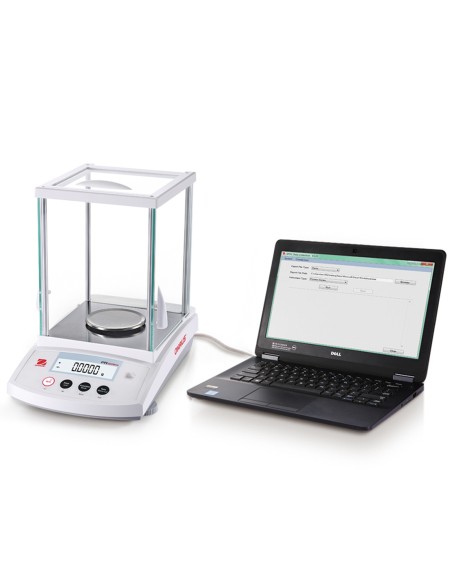 Laboratoriniai analitiniai svarstyklės su legalizavimu M precise LCD PR 120g / 0.1mg - OHAUS PR124M Laboratoriniai analitiniai svarstyklės su legalizavimu M precise LCD PR 120g / 0.1mg - OHAUS PR124M