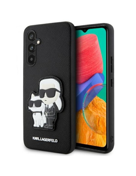 Karl Lagerfeld Saffiano Karl&Choupette dėklas Samsung Galaxy A34 5G - juodas Karl Lagerfeld Saffiano Karl&Choupette dėklas Samsung Galaxy A34 5G - juodas