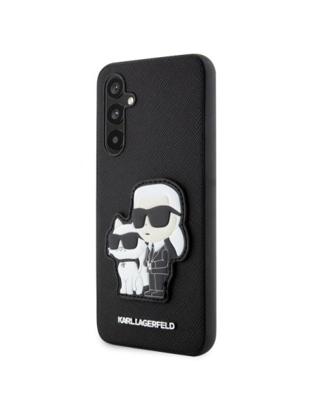 Karl Lagerfeld Saffiano Karl&Choupette dėklas Samsung Galaxy A34 5G - juodas Karl Lagerfeld Saffiano Karl&Choupette dėklas Samsung Galaxy A34 5G - juodas