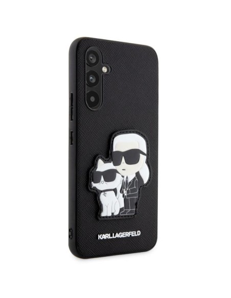 Karl Lagerfeld Saffiano Karl&Choupette dėklas Samsung Galaxy A34 5G - juodas Karl Lagerfeld Saffiano Karl&Choupette dėklas Samsung Galaxy A34 5G - juodas