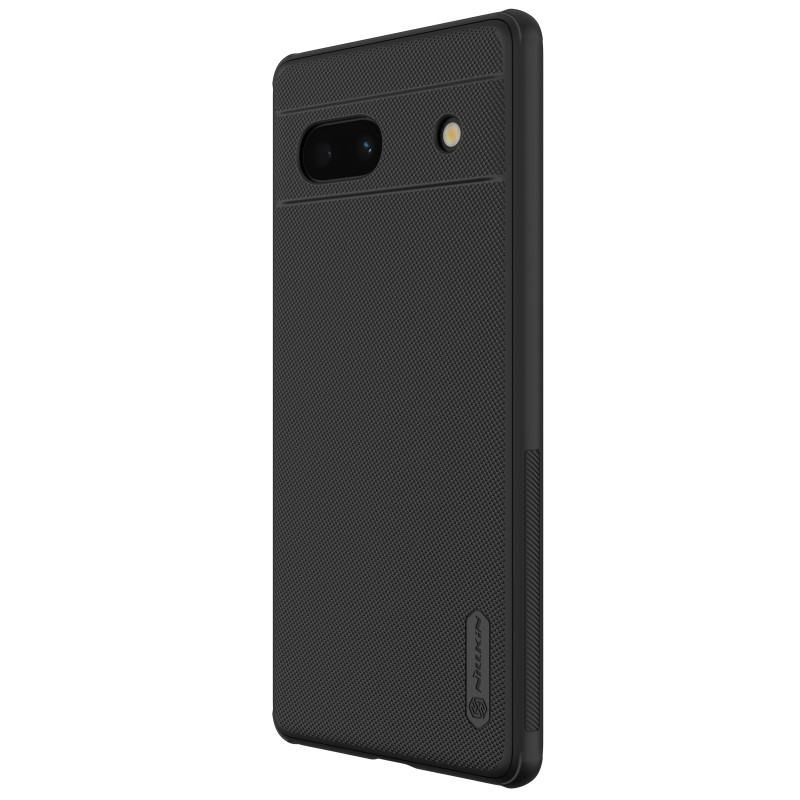 „Google Pixel 7a“ šarvuotas dėklas Nillkin Super Frosted Shield Pro šarvuotas dangtelis – juodas