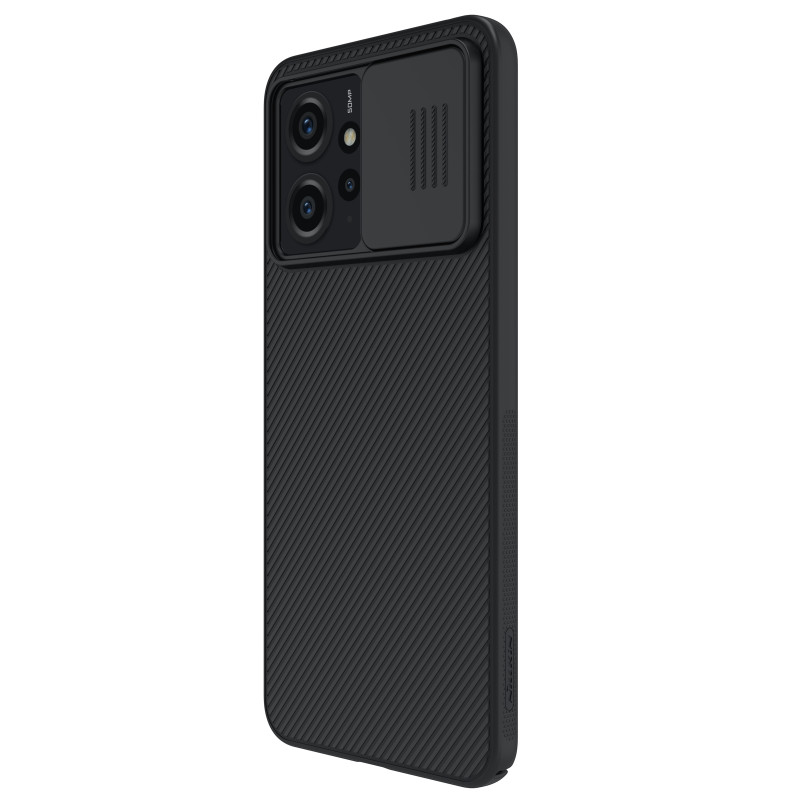 „Xiaomi Redmi Note 12 Armored Case“ su Nillkin CamShield dėklu – juodas