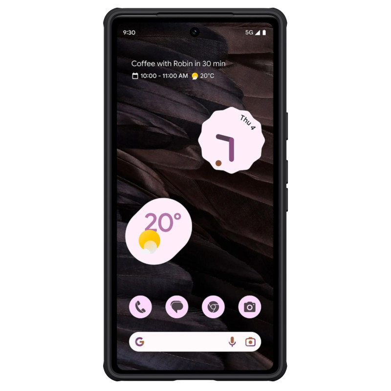 Google Pixel 7a šarvuotas dėklas su Nillkin CamShield Pro Case – juodas