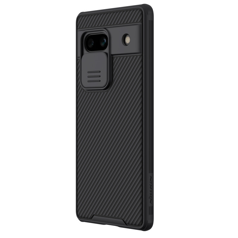Google Pixel 7a šarvuotas dėklas su Nillkin CamShield Pro Case – juodas